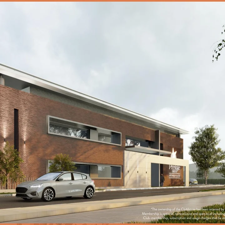 Clubhouse rendering — artist's impression from the developer brochure