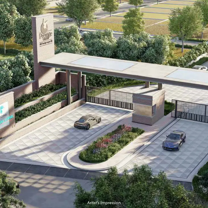 Entrance gate rendering — artist's impression from the developer brochure