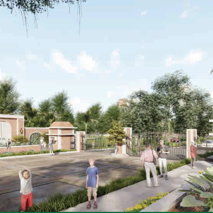 Entrance rendering — artist's impression from the developer brochure